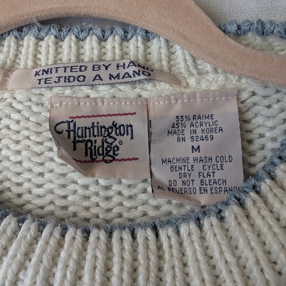 Vintage Knit Sweater Size Medium - Picture 6 of 12